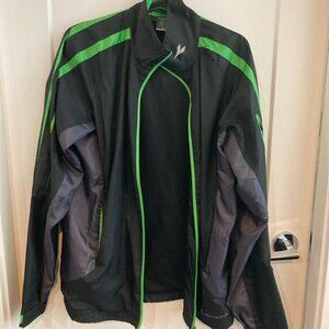 DIADORA Sz M Soccer  Brand Unlined with Pockets Wind Breaker Jacket